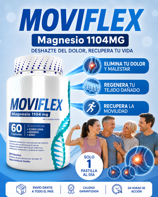MoviFlex Magnesio: Tratamiento Natural para Articulaciones sin Efectos Secundarios