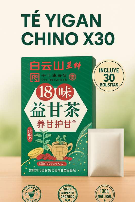 TÉ YIGAN CHINO X30 — El Ritual Ancestral para Sentirse Limpio, Ligero y Saludable