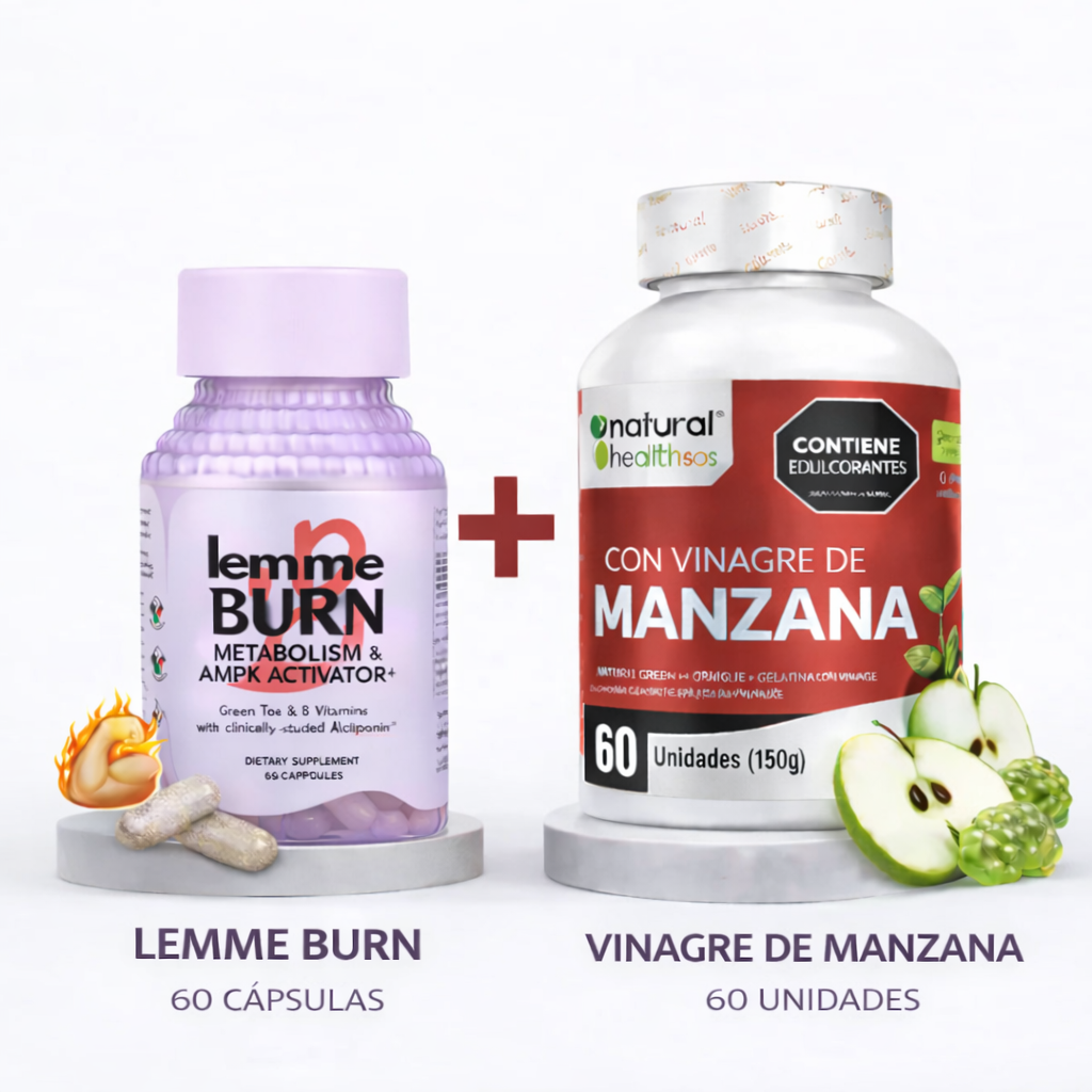 COMBO QUEMA CONTROL: Lemme Burn + Vinagre de Manzana