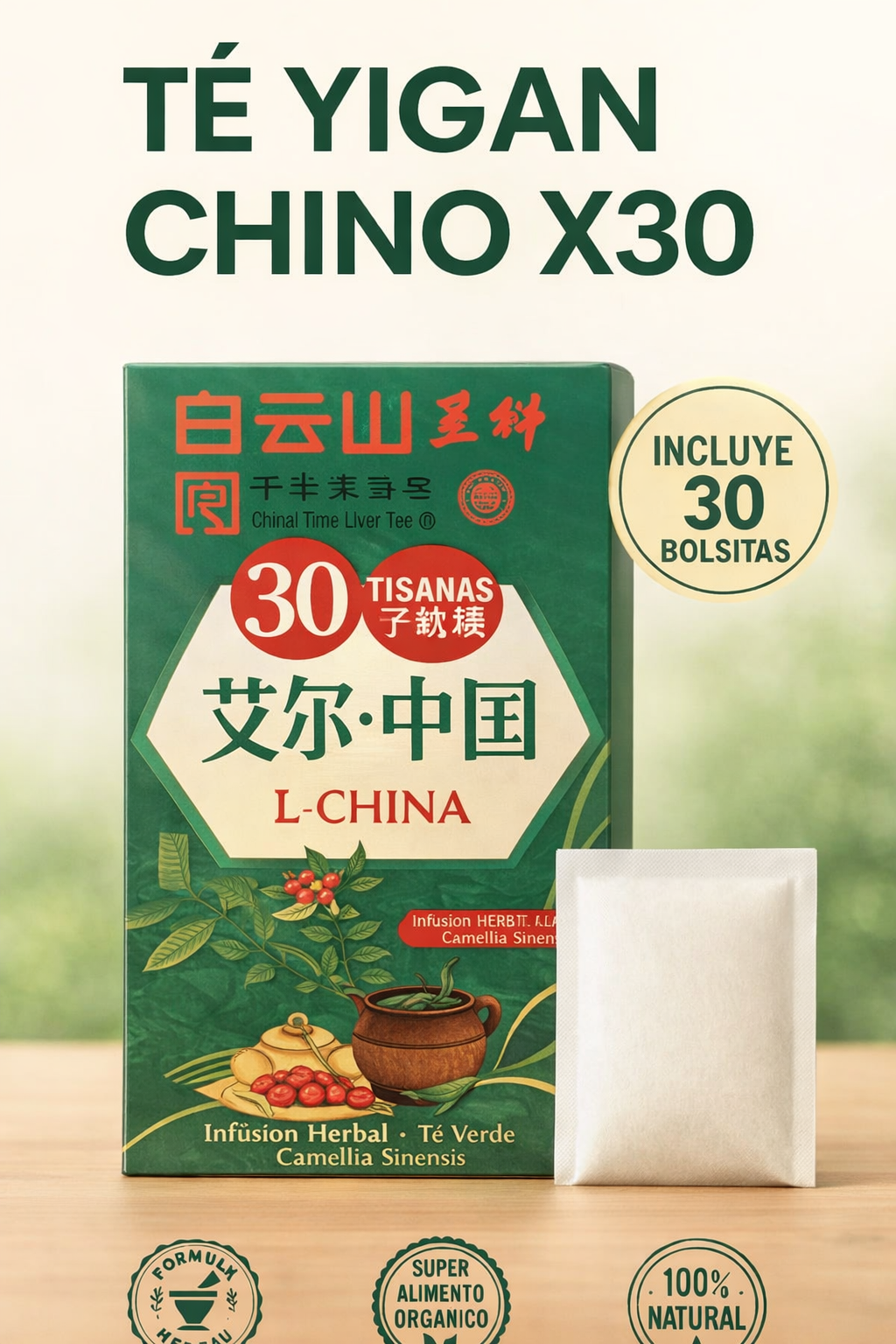 TÉ YIGAN CHINO X30 — El Ritual Ancestral para Sentirse Limpio, Ligero y Saludable